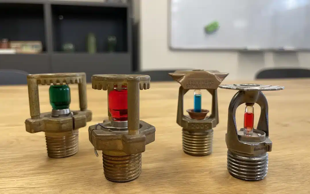 Aanspreektemperatuur van sprinklers